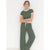 Contrast Trouser Set
