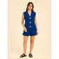 Italian Ladies Short Sleeve Tie Waisted Co-ord Set