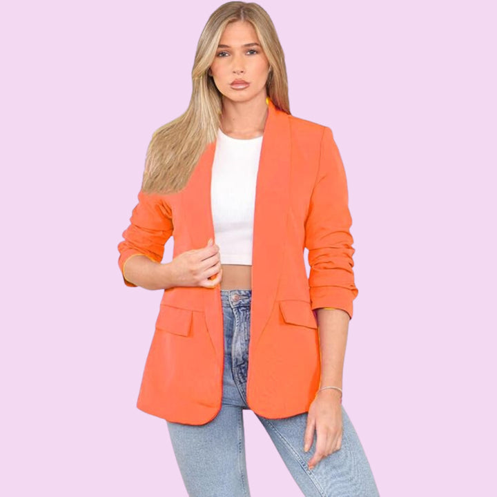 Rouge Sleeve Womens Italian Blazer