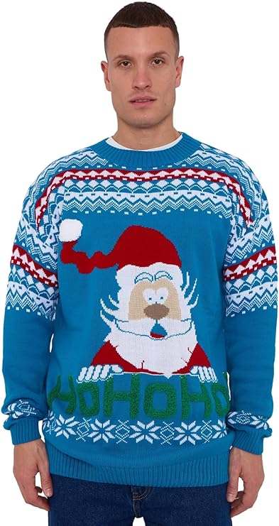 Mens Hoho Santa Christmas Jumper