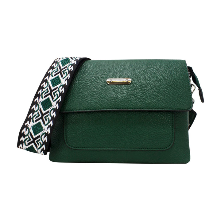 Flap-N-Snap Multi-compartments Crossbody