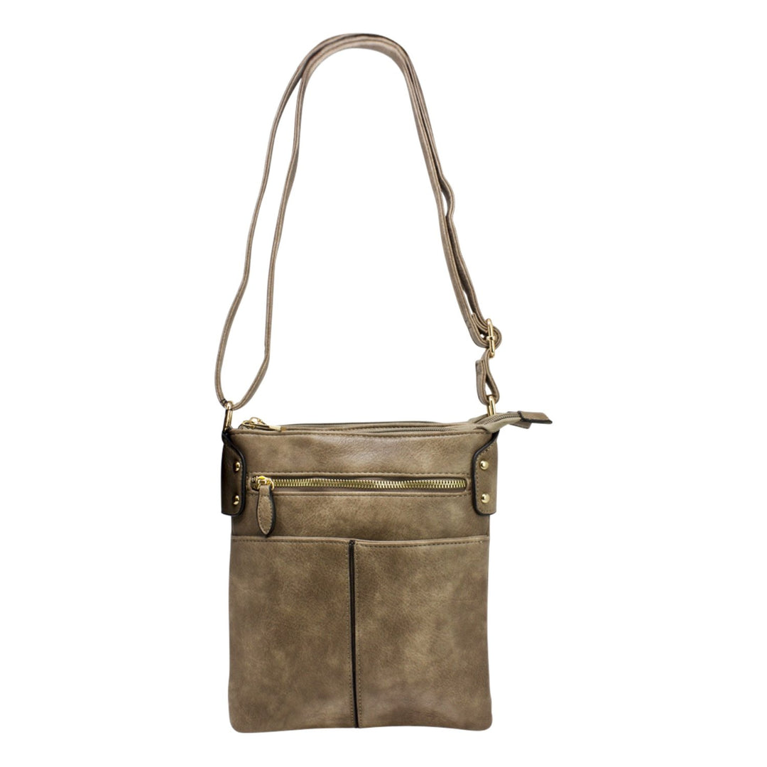 Crossbody Bag with Double Front Pockets