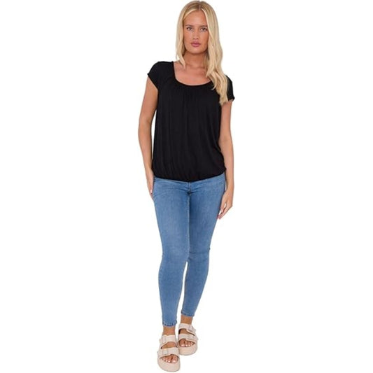 Women’s Gypsy Elastic Waist Summer Top