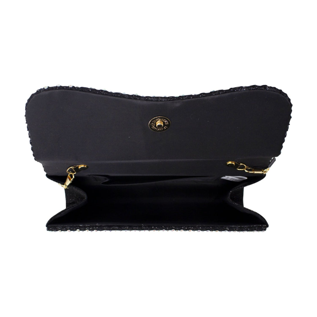 Iridescent Diamante Evening Clutch