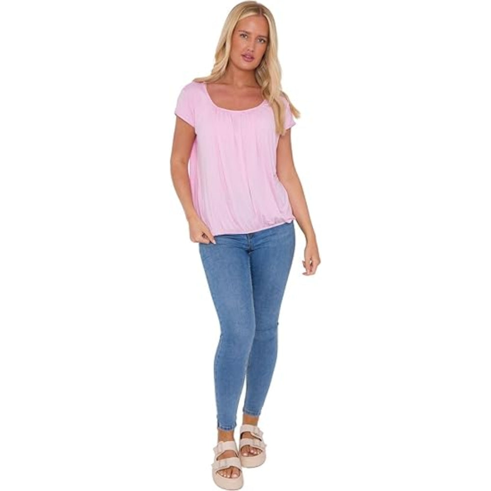 Women’s Gypsy Elastic Waist Summer Top