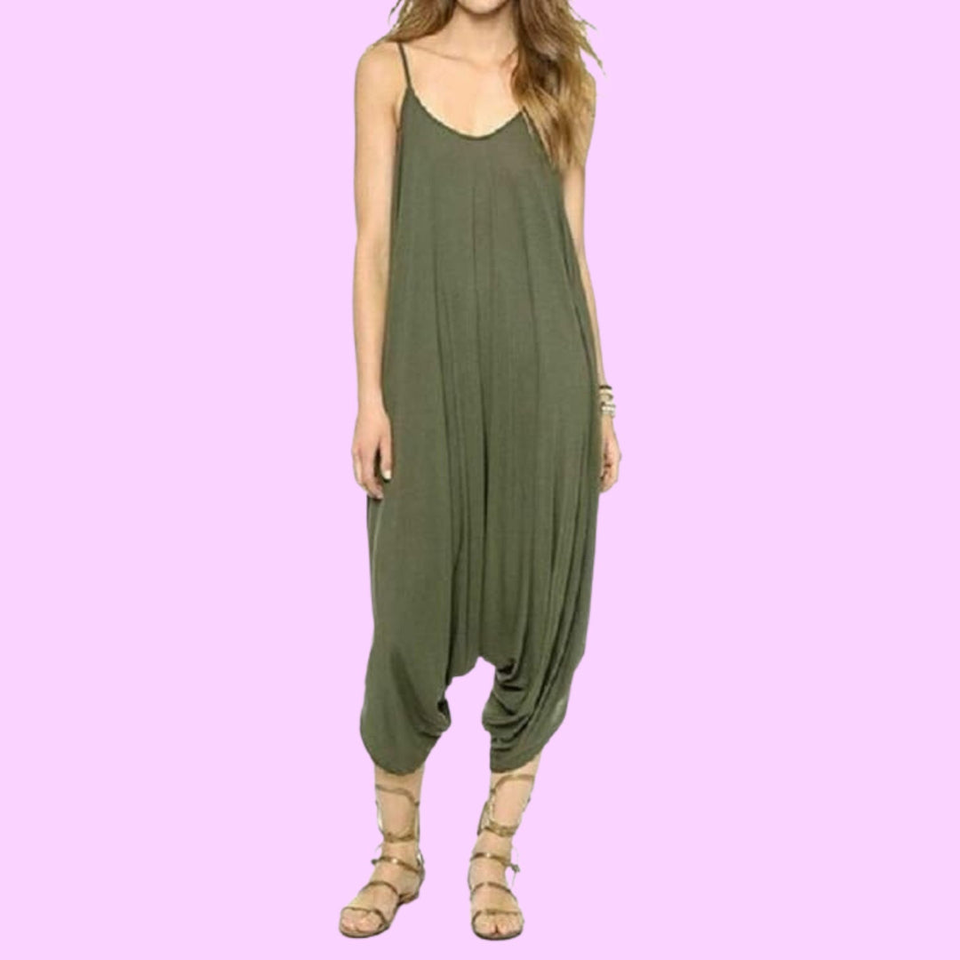 V-Neck Jumpsuit