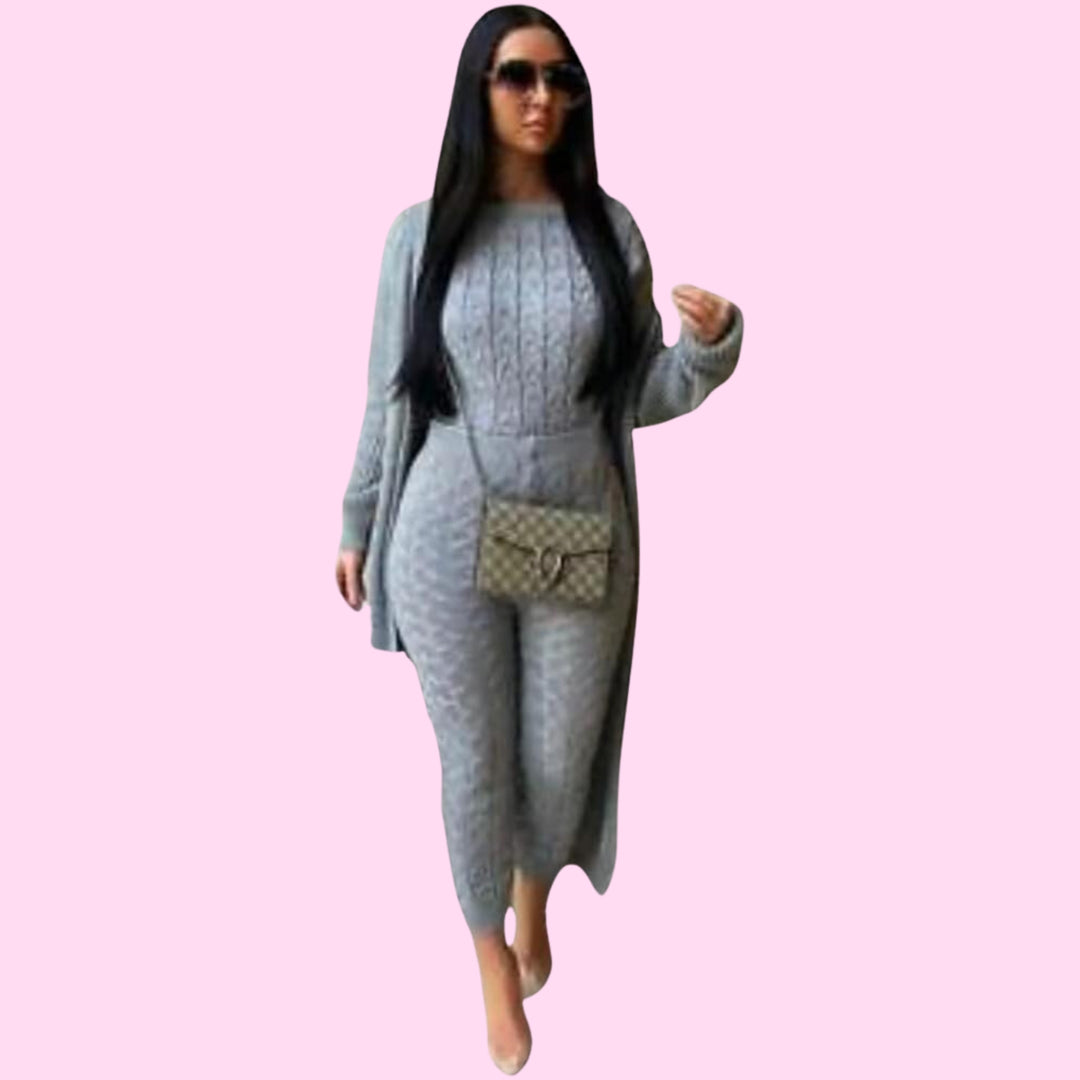 CABLE Knitted Tracksuit