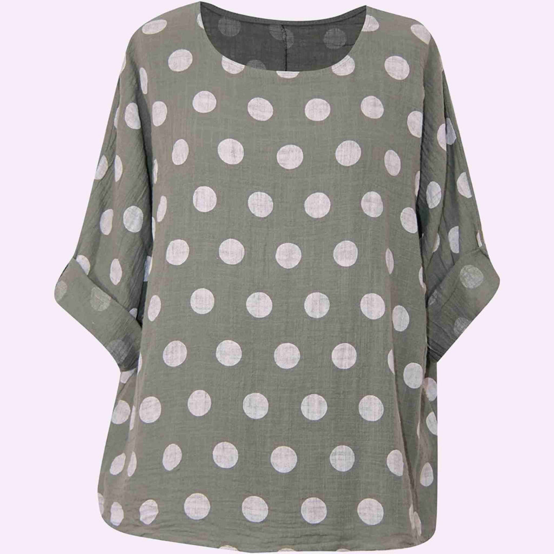 Italian Polka Dotted Top