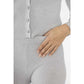Ribbed knit set top button closure leggings