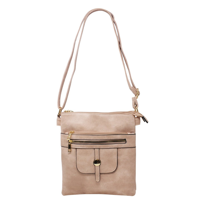 Multi-Zip Flap Crossbody