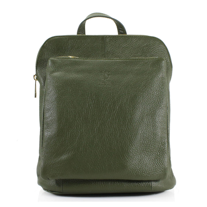 VP410-Leather Backpack