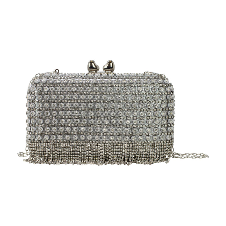 Diamante Tassel Evening Clutch