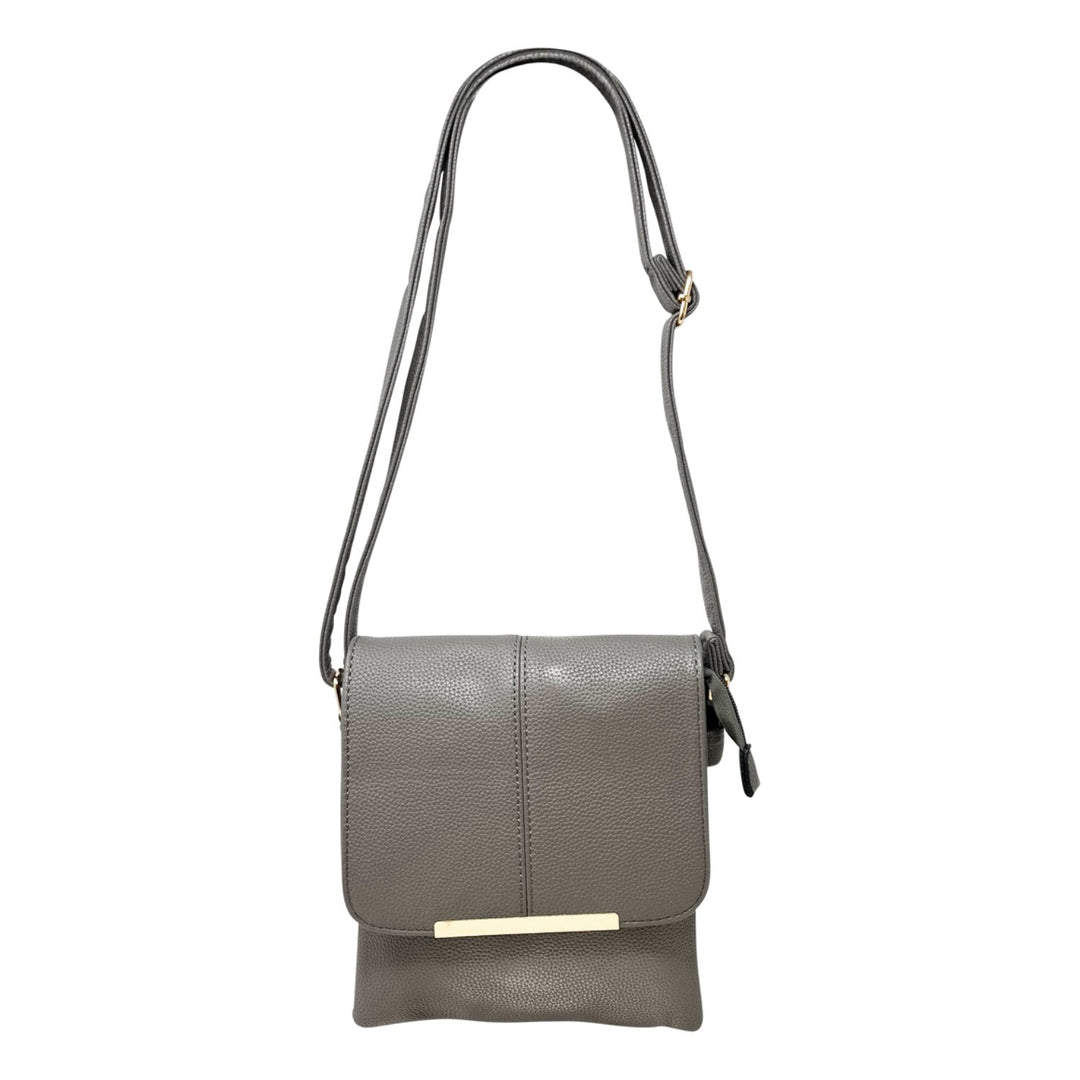 Front Flap Crossbody with Metal Bar