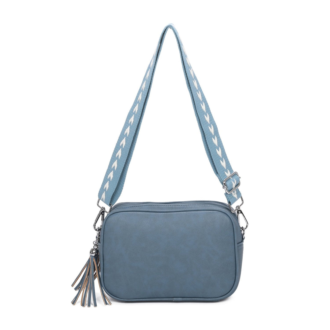 Double zip Crossbody Bag