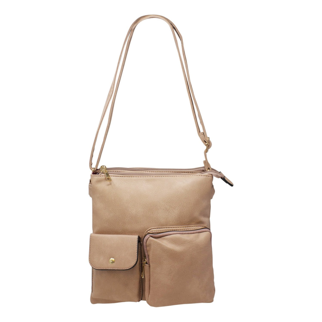 Double Pockets Crossbody