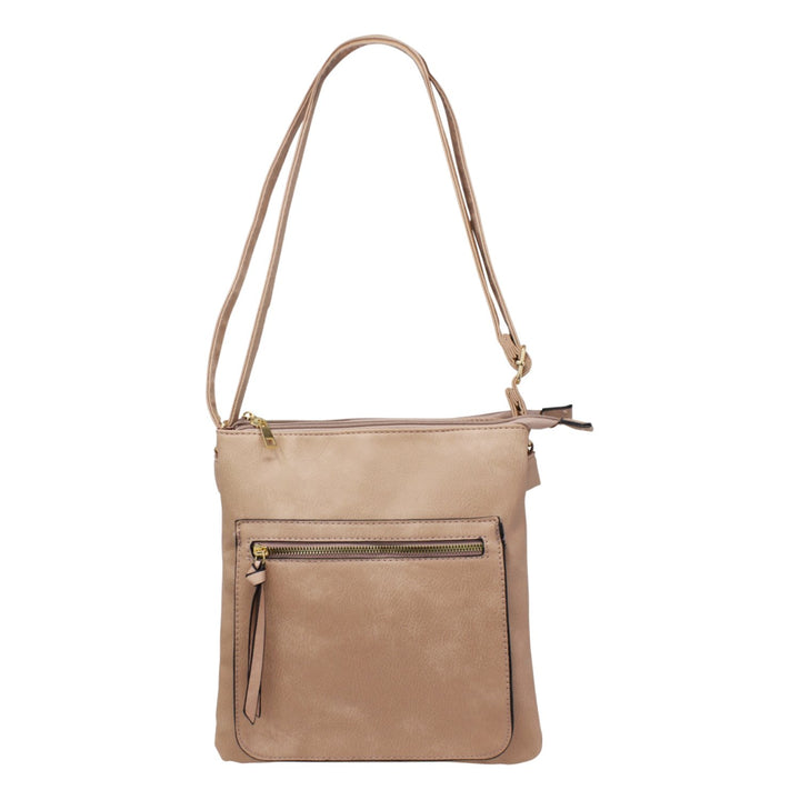 Front Zipped Pocket Crossbody