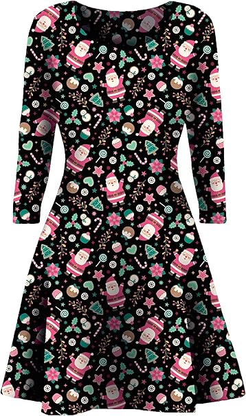 Santa Candy Gift Christmas Dress