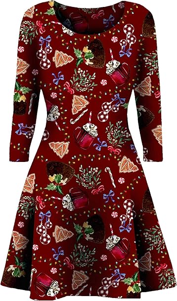 Xmas Candy Christmas  Dress