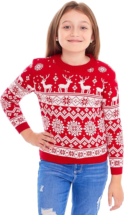 Kids Merry Christmas Knitted Jumper