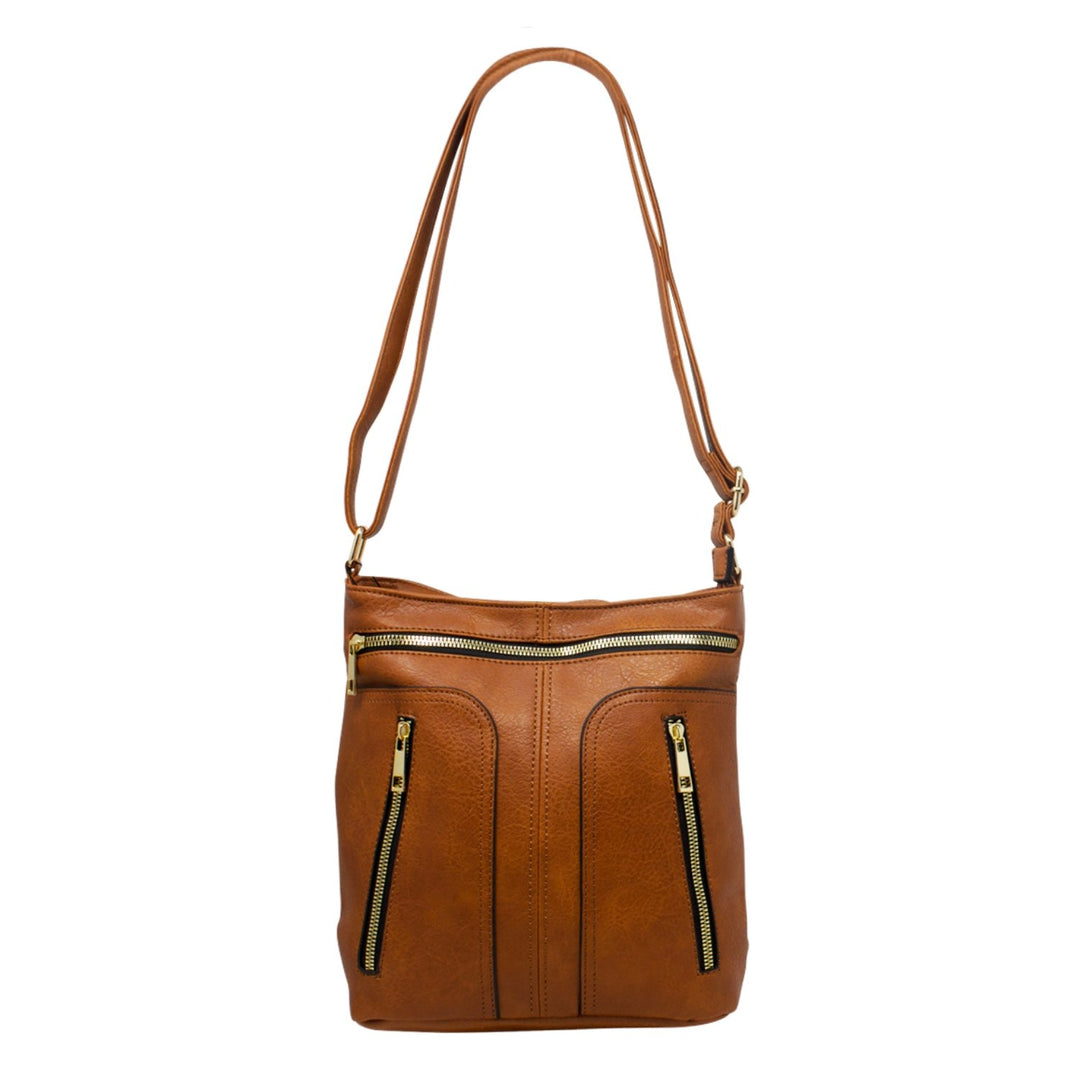 Multi-zip Ladies Crossbody