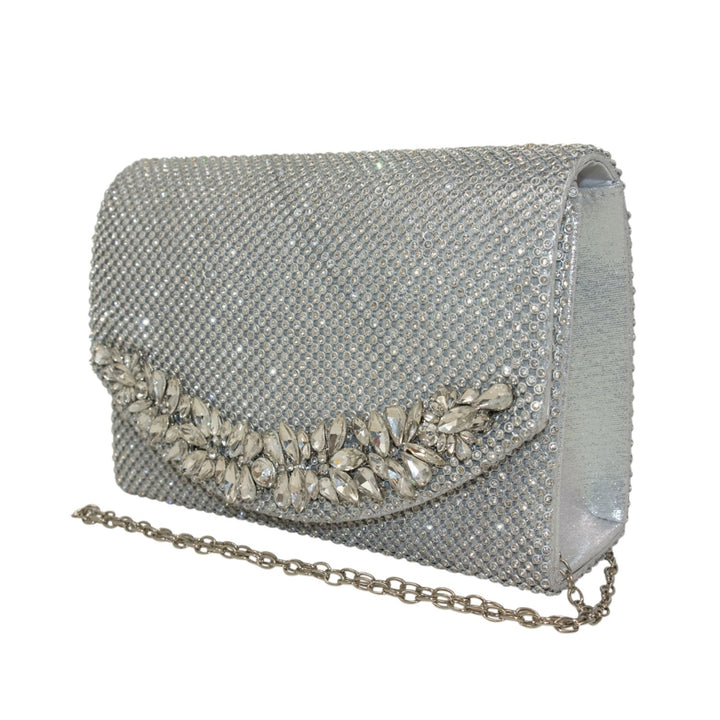 Sparkly Flower Shoulder Bag