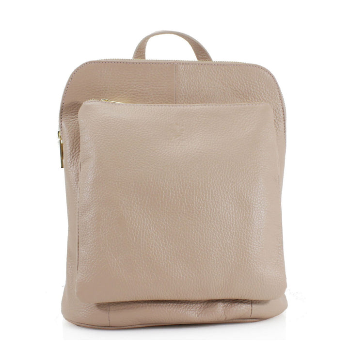 VP410-Leather Backpack