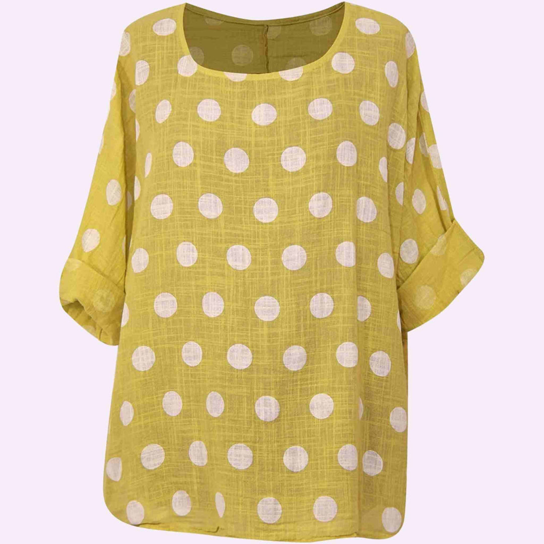 Italian Polka Dotted Top