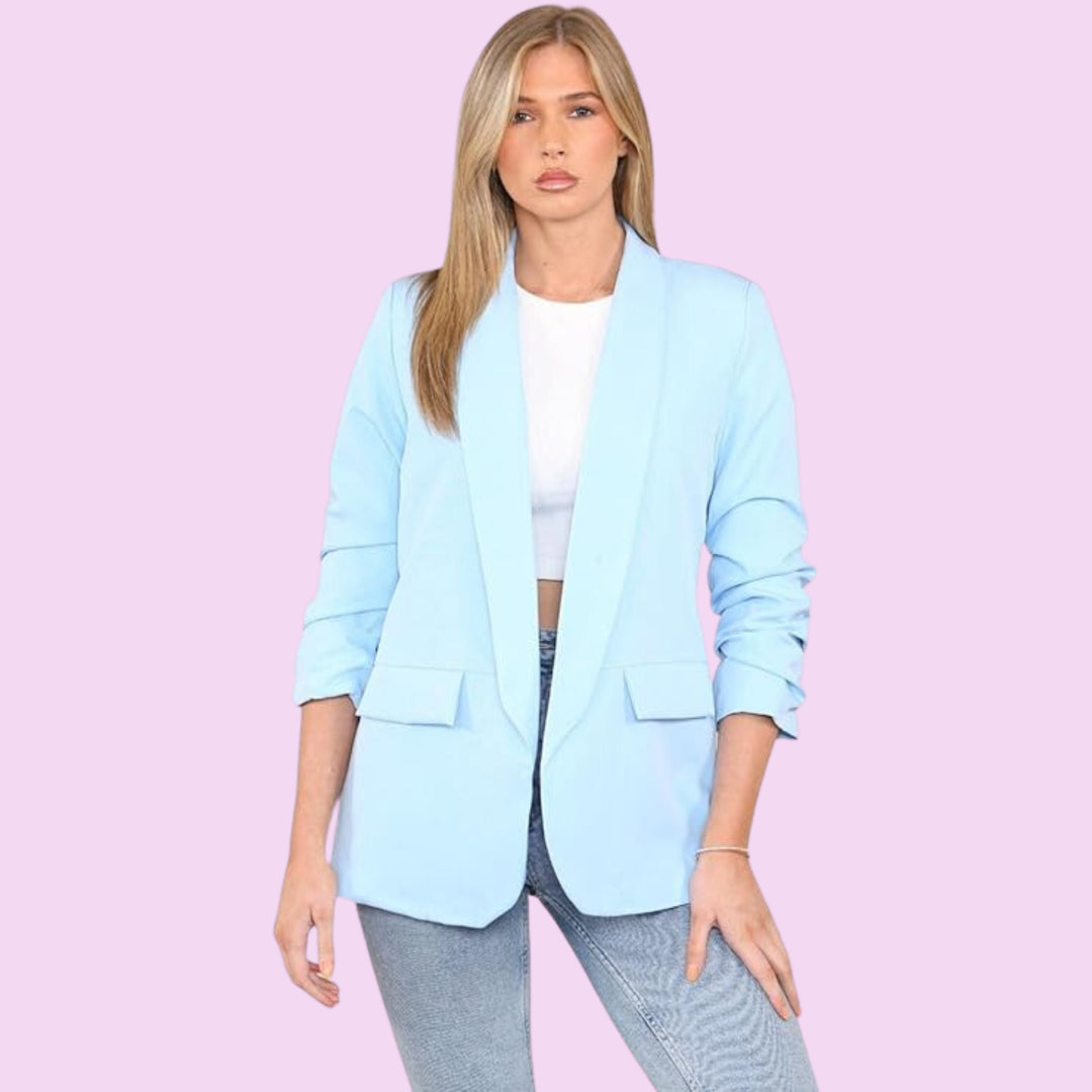 Rouge Sleeve Womens Italian Blazer