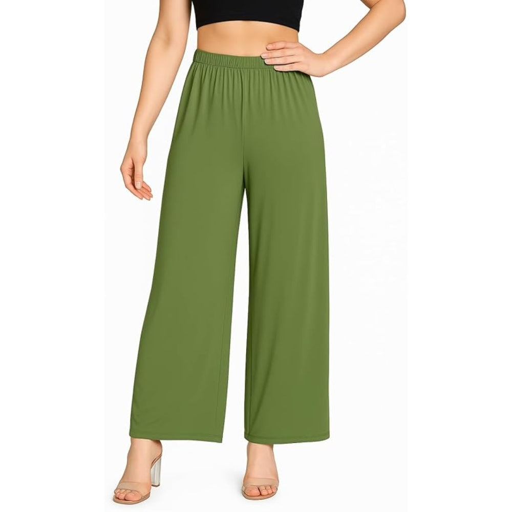 Flared Wide Leg Palazzo Full Length Long Trousers