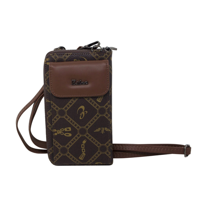 Front Pocket Logo Printed Crossbody Bag