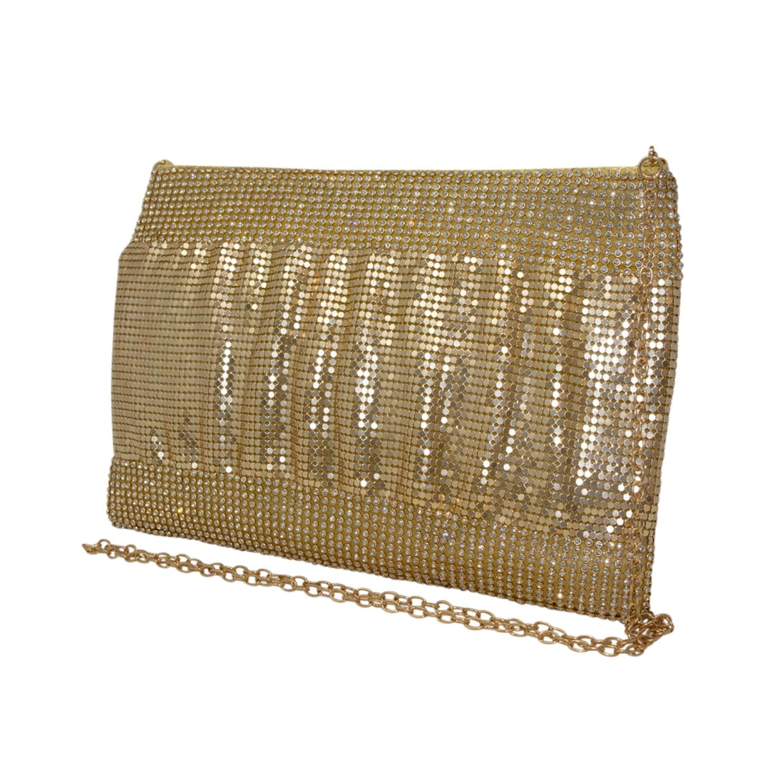 Studded Sparkly Shoulder Bag