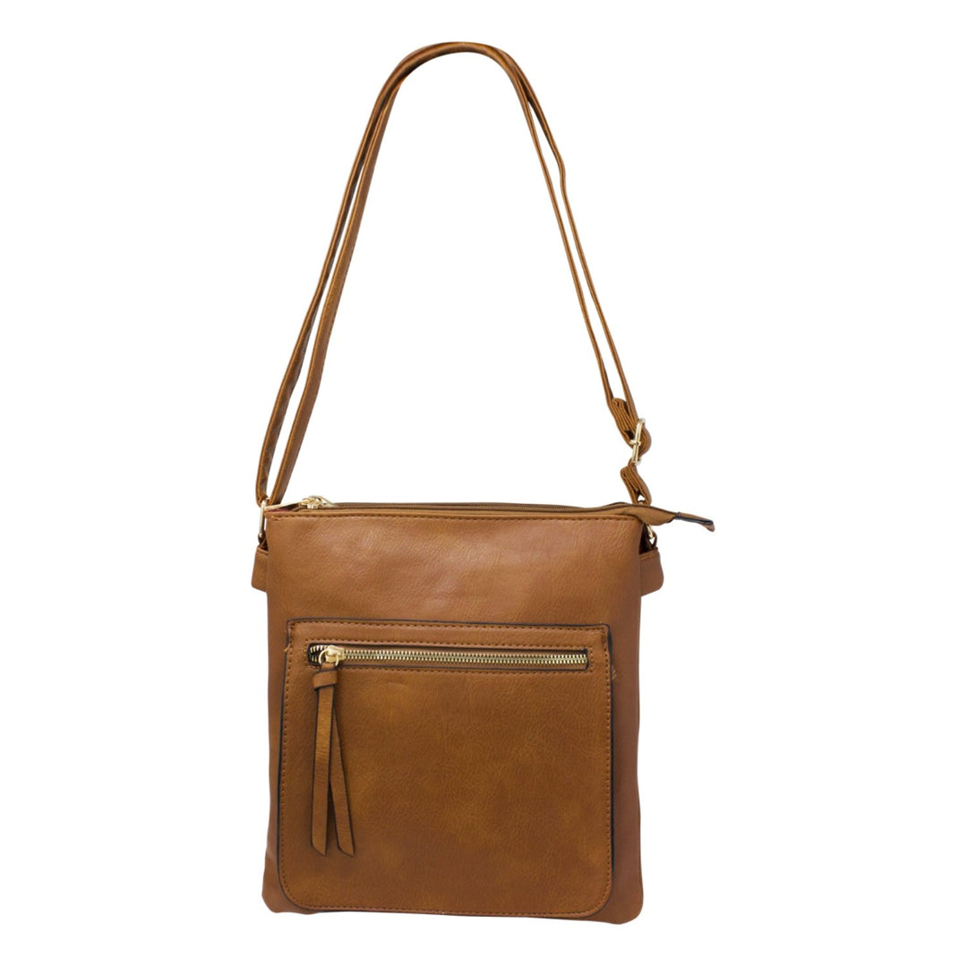 Front Zipped Pocket Crossbody