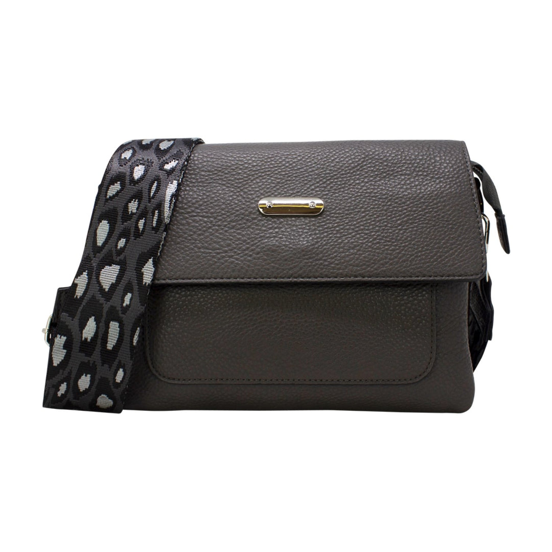 Flap-N-Snap Multi-compartments Crossbody