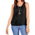 Women’s Bubble Hem Sleeveless Vest Top