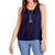 Women’s Bubble Hem Sleeveless Vest Top