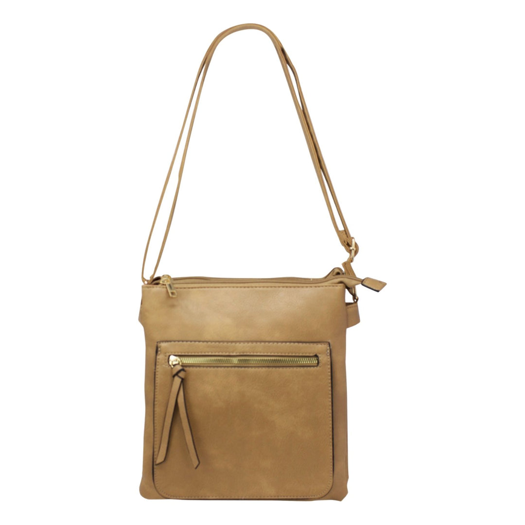 Front Zipped Pocket Crossbody