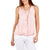 Women’s Bubble Hem Sleeveless Vest Top