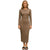 Bodycon Midi Dress Long Sleeve