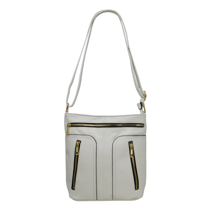 Multi-zip Ladies Crossbody