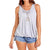 Women’s Bubble Hem Sleeveless Vest Top