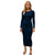 Bodycon Midi Dress Long Sleeve