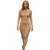 Bodycon Midi Dress Long Sleeve