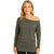 Off Shoulder Batwing Top Long Sleeve