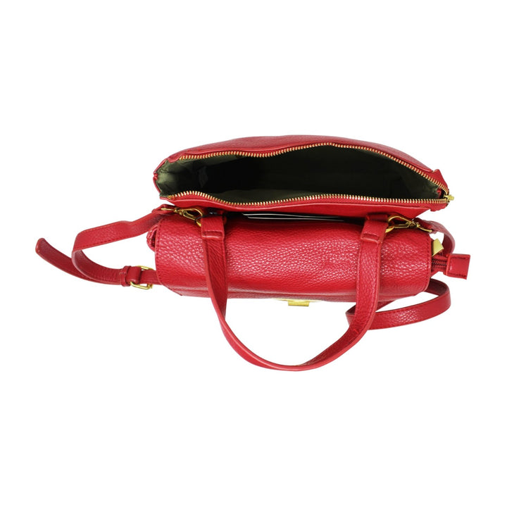 Flap-over Crossbody with Double Compartments