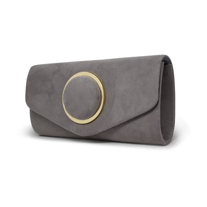 Velvet Detail Moon Base Clutch