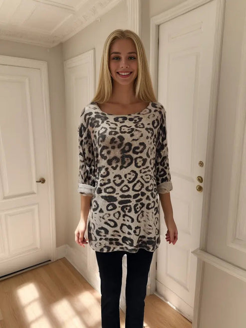 Animal Print Top