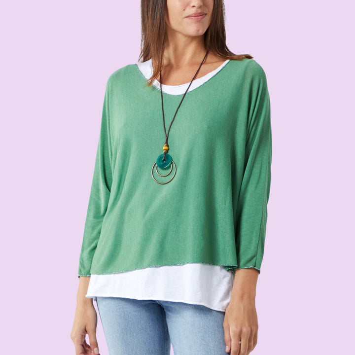 Necklace Double Layer Top