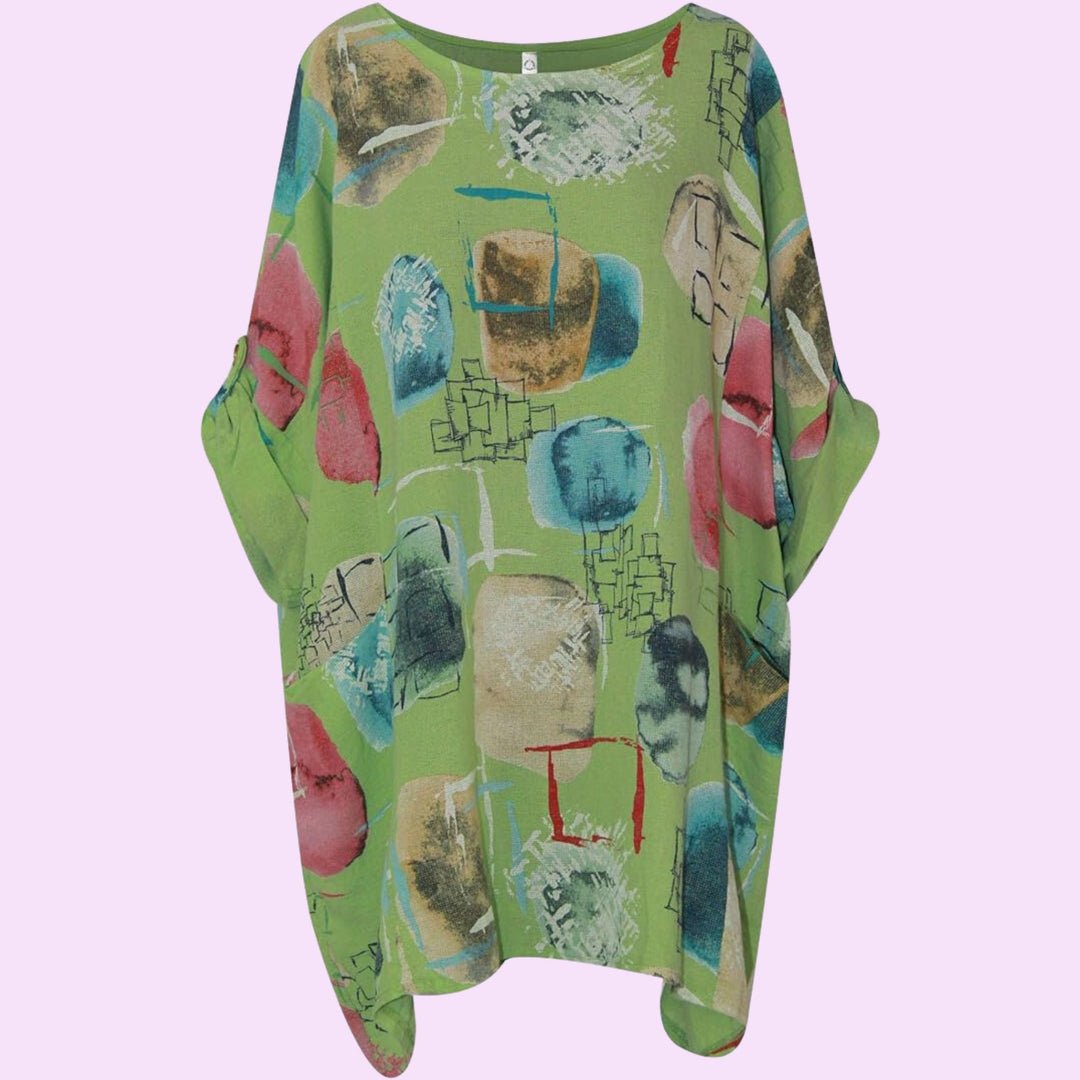 Italian Apple Print Top