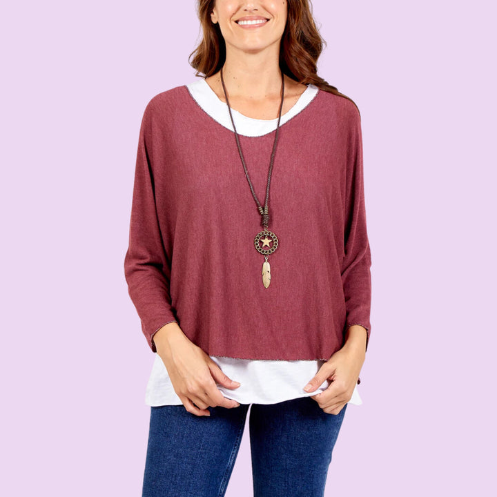 Necklace Double Layer Top