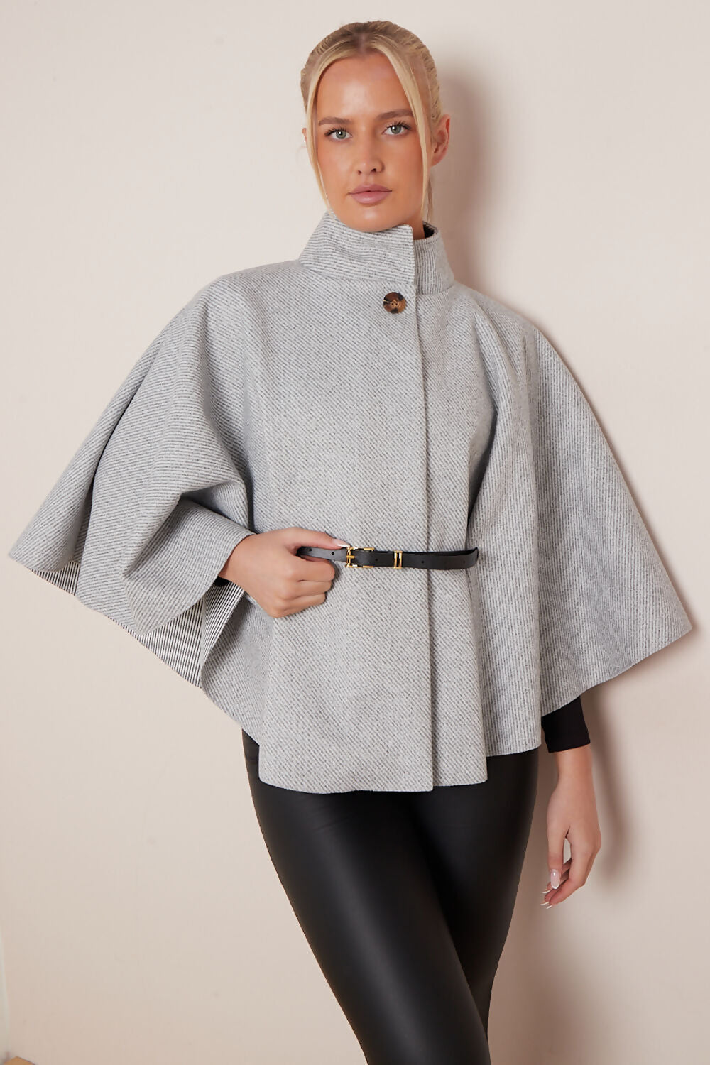 Belted Cape Coat